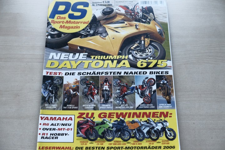 Deckblatt PS Sport Motorrad (02/2006)